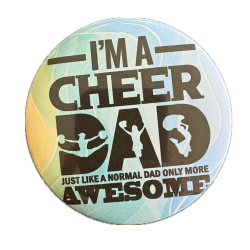 Badge - Cheer Dad AWESOME
