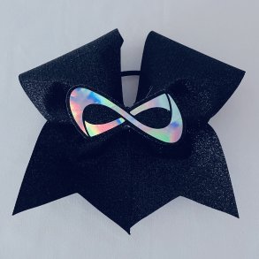 3D Nfinity -  Sort glitter Bow