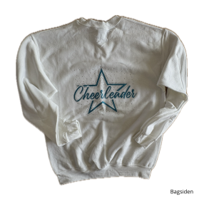 Sweatshirts Hvid -  Cheerleader