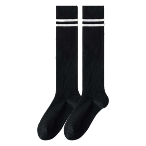 Sorte Cheer Knsokker.