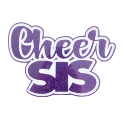 Cheer SIS - glitter tryk