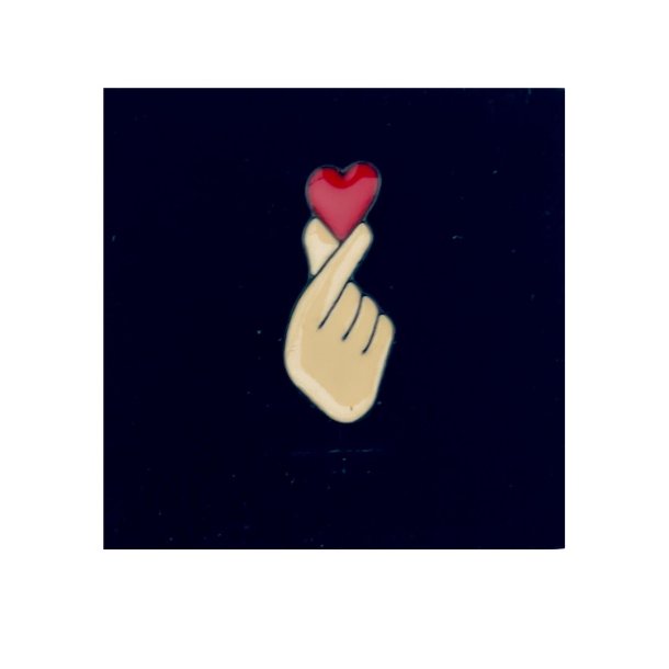 Finger heart PIN 