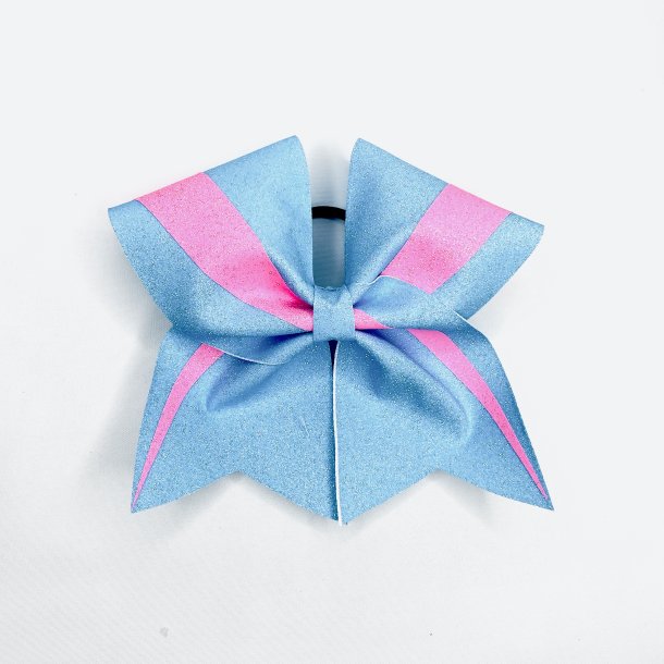 Blue / Pink bow