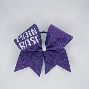 Lilla glitter bow m/ Main base