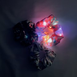 Jule scrunchie m/ lys