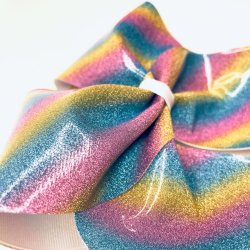 Rainbow Twinkle bow