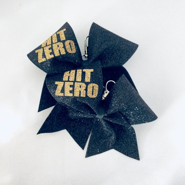 Sort Taske bow "HIT ZERO"