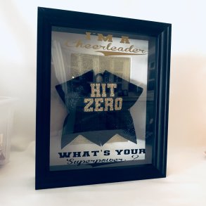 Cheer Bow Ramme - Hit zero