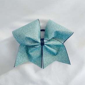 Mint glitter bow