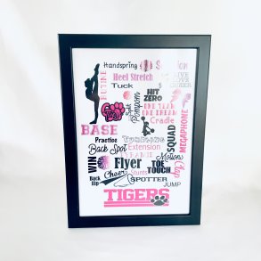 Cheer Poster - TIGERS