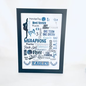 Cheer Poster - Eagles