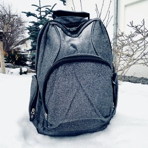 Varsity Glitter Backpack Slv