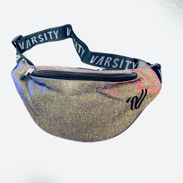 Varsity Glitter bltetaske - Guld