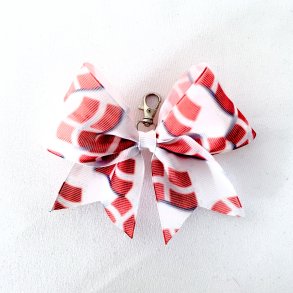 Dansk flag taske bow