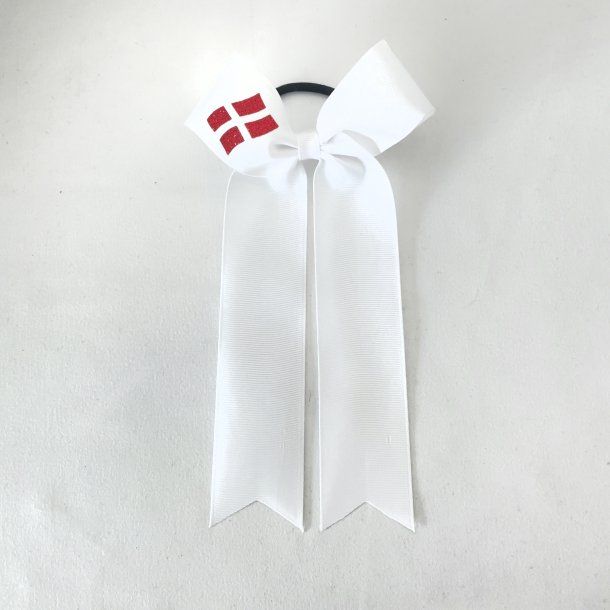 Hvid long tail - Dansk flag