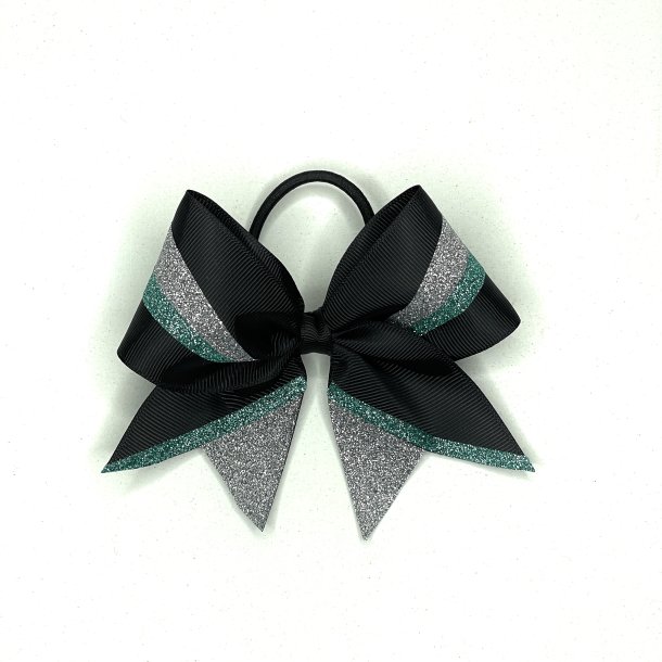 Sort/mint/slv Lille bow