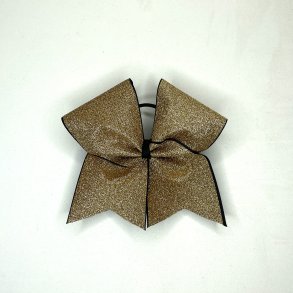 Guld glitter bow