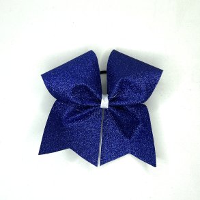 Mrk bl glitter bow