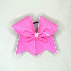 Pink glitter bow