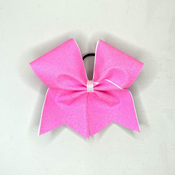 Pink glitter bow