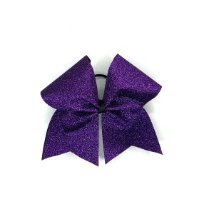 Lilla glitter bow