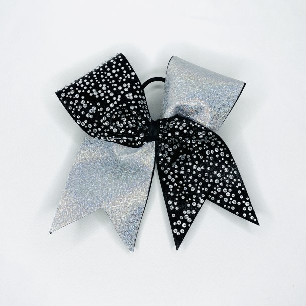 Rhinestone Bow sort/slv