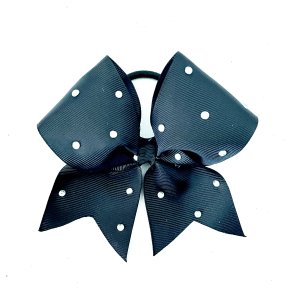 Lille Rhinestone bow - Sort