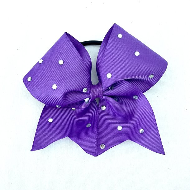 Lille Rhinestone bow - Lilla