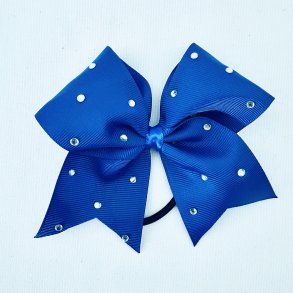 Lille Rhinestone bow - Royal Blue