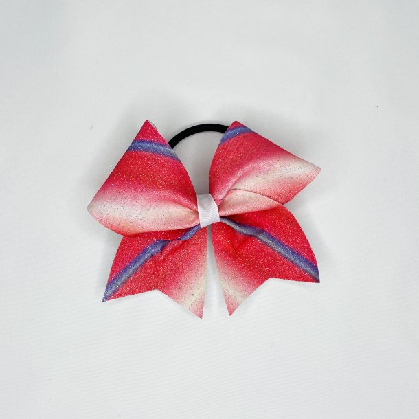 Rd/bl Sublimations mini bow