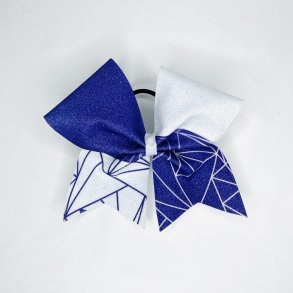 Lilla / Hvid striber