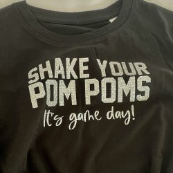 Sort t-shirts Slv tryk 