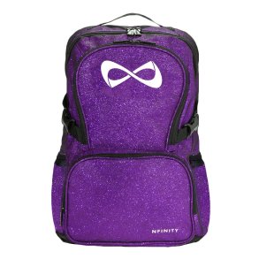 Nfinity rygsk - Lilla glitter