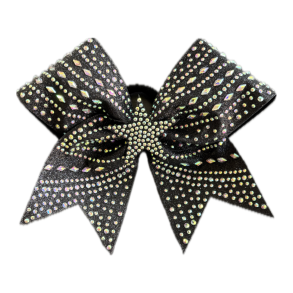 Sort Rhinestone bow - Starlight
