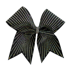 Sort Rhinestone bow - Black Diamond