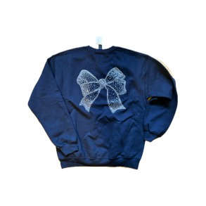 Sort sweatshirt m. Sten sljfe