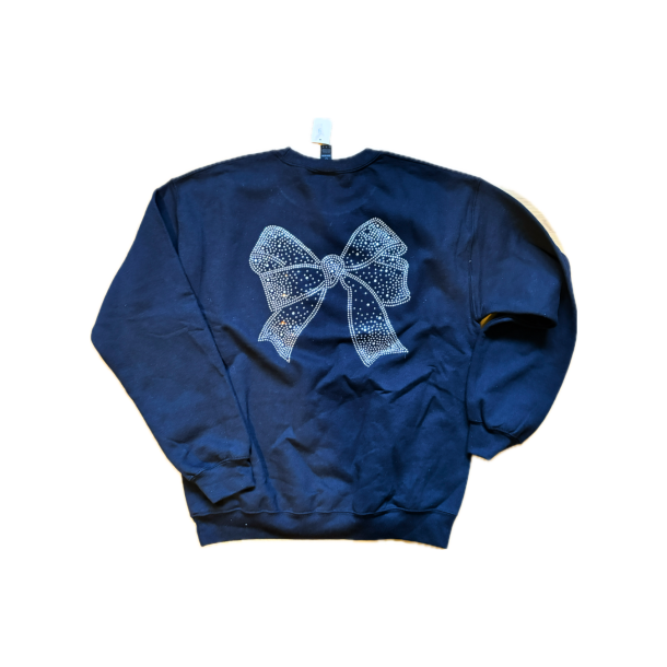 Sort sweatshirt m. Sten sljfe