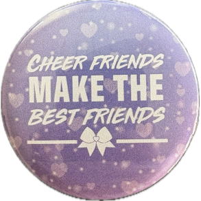 Badge - Cheer friends - lilla