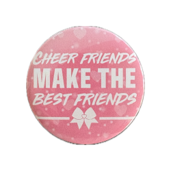 Badge - Cheer friends - lyserd