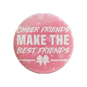 Badge - Cheer friends - lyserd