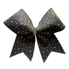 Rhinestone Bow - Midnight Sparkle