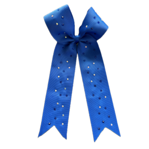 Long tail - Bl med bl. Rhinestone