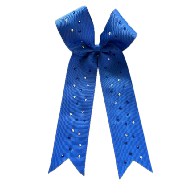 Long tail - Bl med bl. Rhinestone