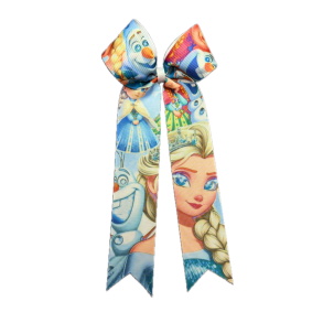 Ice Magic Blue  Long Tail Bow