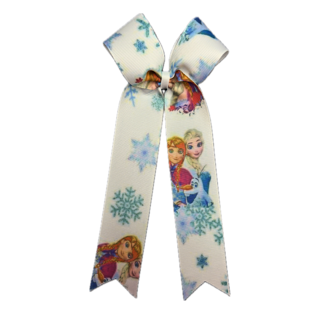 Snow Sisters Style  Long Tail Bow