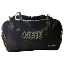 Sportstaske m. Rhinestone tekst