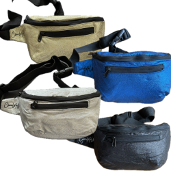 Glitter beltbag - Sort