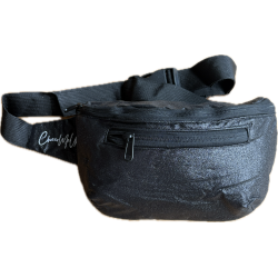 Glitter beltbag - Sort