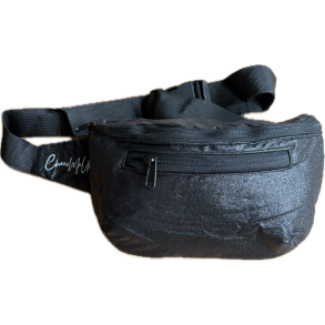 Glitter beltbag - Sort