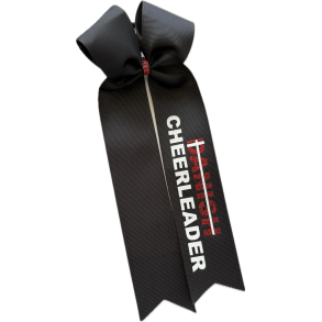 Sort long tail bow m/Danish cheerleader